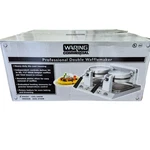 Waring Commercial WW250 Double Waffle Maker 2400W 120V New Open Box Professional. Fixed Price $946.18.