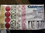 Cuisinart DLC-8/DLC-10 Disc Set. Fixed Price $39.99.