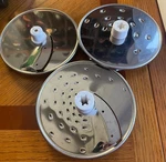 Kitchenaid KFPM650WH Food Processor 3 Piece Stainless Steel Slicing Shredding. Fixed Price $24.99.