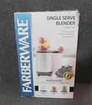Farberware Single Serve Blender Set Cups Lids Blades Model 16220. Fixed Price $14.95.