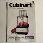 Cuisinart Instruction And Recipe Book DPF14N Series Manual. Fixed Price $12.72.