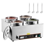 Vevor Commercial Soup Warmer Station With 4*6.34QT Pot Kettle. Fixed Price $195.99.