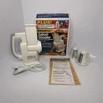 Vtg Presto Salad Shooter Electric Slicer Shredder With Box & Ripple Cone. Fixed Price $32.99.