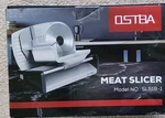 Ostba SL518-1 Electric Slicer Silver Kitchen Appliance For Meat,. Fixed Price $45.00.