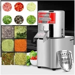 110V Electric Vegetable Chopper Stainless Steel Cutter Commercial Food Processor. Fixed Price $142.99.