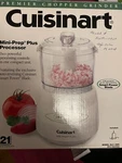 New Cuisinart DLC-2WS Mini-prep Plus Food Processor 21 Ounce Bowl, White. Fixed Price $34.99.