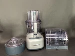 Cuisinart FP-11GM Elemental 13 Cup Food Processor Gunmetal Lot Extras Dicing. Fixed Price $124.99.