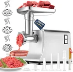 Super Motor Meat Grinder 3500W Silver. Fixed Price $169.98.