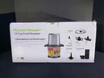 Mnj Cook Concept+ HH-06, 13-CUP Food Processor, 7 Appliances Missing Pusher. Fixed Price $78.00.