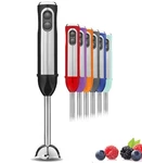 Electric Hand Blender 500W, Stainless Steel Blade, Whisk For Soup Sauce Black. Fixed Price $39.98.