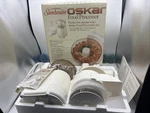 Vintage 1984 Sunbeam Oskar Food Processor 14081 Nib. Fixed Price $124.99.
