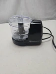 Toastmaster Mini Chopper TM-67MCKL 1.5 Cup Bowl, St. Steel Blades. Fixed Price $26.00.