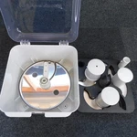 Kitchenaid Food Processor Attachement Slicing Discs Cutting Blades Case. Fixed Price $17.49.