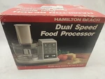 N.o.s. Hamilton Beach Speed Food Processor Almond Model 702W. Fixed Price $64.90.