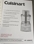 Cuisinart Elite Collection 2.0 12-CUP Food Processor- CFP-24DCNPCFR-NEW-FREESHIP. Fixed Price $149.00.