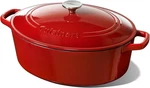 Cuisinart Quart Cast Iron Oval Casserole CI770-33RG Red Gradient. Fixed Price $58.77.
