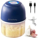 Mini Food Processor Cordless, Small Garlic Chopper 1 250ML, Single Blue. Fixed Price $21.30.