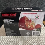 Better Chef Compact Food Chopper IM-847R Electric Mini Processor New Box. Fixed Price $23.69.