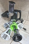 Presto Pro Salad Shooter Model 0297004 Electric Slicer Shredder-used/works. Fixed Price $39.99.