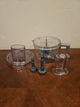 Cuisinart Cup Continuous Food Processor FP-9CFAG Work Bowl Lid Blade Pusher. Fixed Price $39.95.